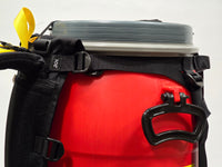 Recreational Barrel Works 30L Red Barrel and Expedition Harness Package